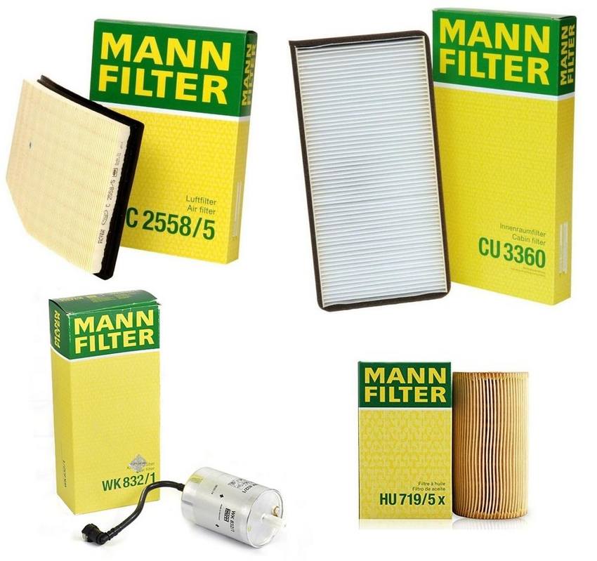 Porsche Filter Service Kit 99657221902 - MANN-FILTER 1645274KIT